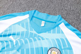 23-24 Man City Blue Half Pull Tracksuit (半拉链)