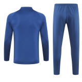 22-23 Marseille Blue Half Pull Tracksuit (半拉链)