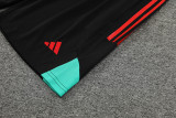 23-24 Man Utd Black Green Training Short Suit