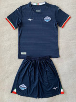 23-24 Lazio Away Kids Soccer Jersey