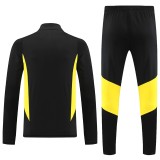 23-24 JUV Black Half Pull Tracksuit (半拉链)