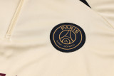 23-24 PSG Khaki Kids Half Pull Tracksuit #E699 (童装)(半拉链)