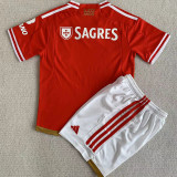 23-24 Benfica Home Kids Soccer Jersey