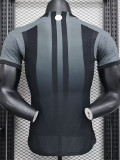 23-24 Argentina Black Grey Special Edition Player Version Soccer Jersey (黑灰条紋)