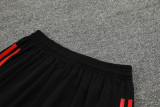 23-24 Man Utd White Green Tank top and shorts suit
