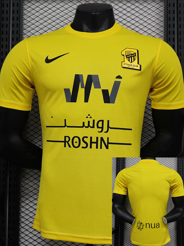 23-24 Ittihad Club Away Fourth Player Version Soccer Jersey