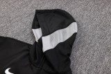23-24 NBA Nets Black Full Zip hoodie Tracksuit