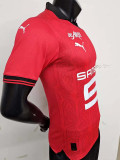 23-24 Stade Rennais Home Player Version Soccer Jersey