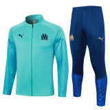 23-24 Marseille Lake Blue Jacket Tracksuit #A689