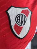 23-24 River Plate Home Player Version Soccer Jersey