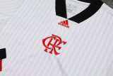 23-24 Flamengo Casual Classic White Training Short Suit