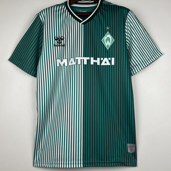 23-24 Werder Bremen Home Fans Soccer Jersey