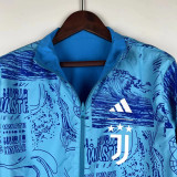23-24 JUV Blue & Blue Double Sided Windbreaker (双面风衣)