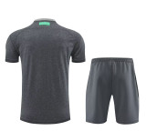 24-25 LIV Grey Training Short Suit (100%Cotton)纯棉