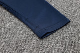 23-24 Marseille Blue Half Pull Tracksuit #B744(半拉链)