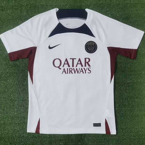 23-24 PSG White Brown Training Shirts