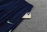 23-24 Brazil Royal Blue Hoodie Jacket Tracksuit