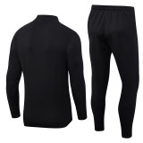 2023 JOMA Black Half Pull Tracksuit #2313 (半拉链)