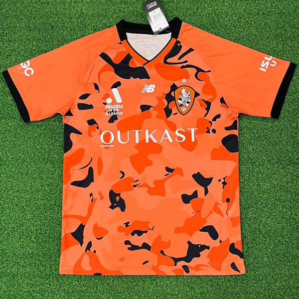 23-24 Brisbane Roar Home Fans Soccer Jersey