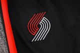23-24 NBA Trail Blazers Black Full Zip hoodie Tracksuit