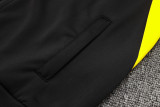 23-24 Dortmund Black Jacket Tracksuit #A698