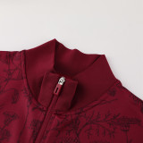 23-24 Bayern Jujube Red Jacket Tracksuit #08