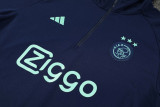 23-24 Ajax Royal Blue Hoodie Jacket Tracksuit