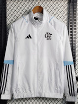 23-24 Flamengo White Windbreaker