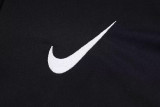 23-24 LIV Black Half Pull Tracksuit (绿领半拉链)