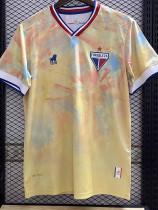 23-24 Fortaleza Special Edition Pink Yellow Fans Soccer Jersey