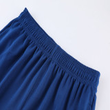 2023 NK Royal blue Half Pull Tracksuit (半拉链) #NB03 宝蓝