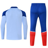 23-24 Chivas Light Blue Half Pull Tracksuit (半拉链)