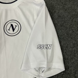 23-24 Napoli White T-Shirts