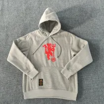 2023 Man Utd Grey Hoody (加绒)(印花)