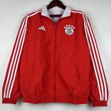 2023 Bayern Red & White Double Sided Windbreaker (双面风衣)