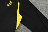 23-24 JUV Black Half Pull Tracksuit (半拉链)