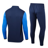 2023 AD Royal Blue Half Pull Tracksuit Lh #2329 (半拉链)