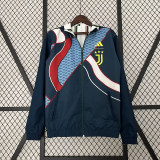 23-24 JUV White & Dark green Double Sided Windbreaker (双面风衣)