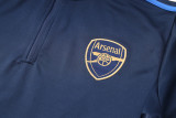 23-24 ARS Royal Blue Kids Half Pull Tracksuit #E688 (童装) (半拉链)
