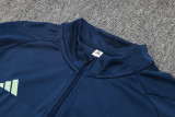 23-24 Ajax Royal Blue Half Pull Tracksuit (半拉链)