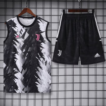 23-24 JUV Grey Black Tank top and shorts suit