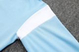 23-24 Man City Light Blue Jacket Tracksuit #A701(金色标)