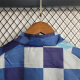 23-24 Man City Blue Windbreaker (格子）