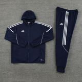 23-24 AD Royal Blue Hoodie Jacket Tracksuit #AM03
