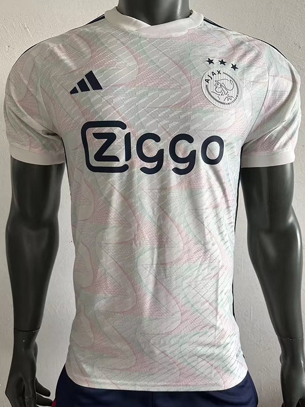 23-24 Ajax Away Player Version Soccer Jersey