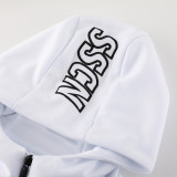 23-24 INT White Hoodie Jacket Tracksuit #01