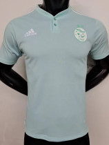 23-24 Algeria Light Blue Player Version Polo Short Sleeve