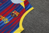 23-24 BAR Red-Blue Tank top and shorts suit (波浪纹)
