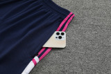 23-24 ARS Royal Blue Pink Training Shorts Pants (粉红边）