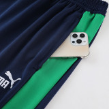 2023 PM Royal Blue Short-sleeved Trouser Suit #PJ01